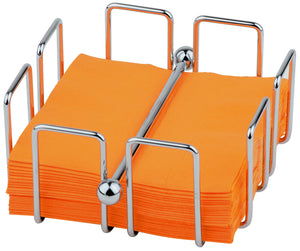 serwetnik BAR; 16x14x6.5 cm (DxSxW); srebro; prostokątny