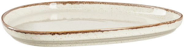 talerz płaski Sidina organisch mit Rand; 27.2x26x2.5 cm (DxSxW); beżowy; organiczny; 6 sztuka / opakowanie