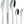łyżka do przystawki/deseru Baguette; 18.5 cm (D); srebro, Griff srebro; 12 sztuka / opakowanie
