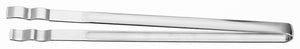 Grillzange gerade; 35.4x6.8x2.4 cm (DxSxW); srebro