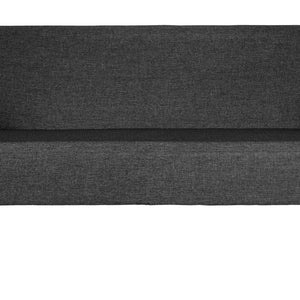 sofa 3-osobowa Lasse tkanina; 155x60x82 cm (SxGxW); antracyt melanż