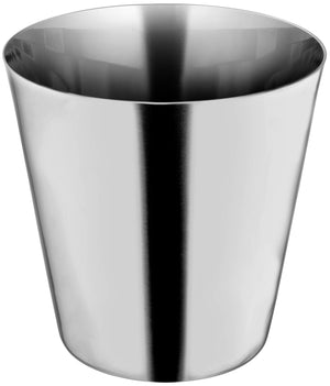 pojemnik na przekąski Malino połysk; 500ml, 9.5x10 cm (ØxW); srebro; okrągły