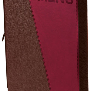 karta dań Sully z grawerem MENU A4; Größe DIN A4, 25x34 cm (SxW); bordo