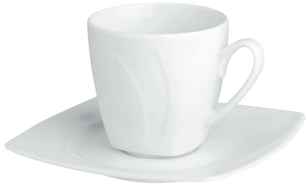 filiżanka do kawy Vilano; 250ml, 7.5x7.7 cm (ØxW); biały; okrągły; 6 sztuka / opakowanie