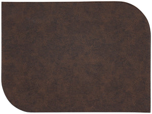 podkładka na stół Shana 2 okrągłe narożniki; 32.5x44 cm (SxD); brązowy/taupe; prostokątny; 6 sztuka / opakowanie