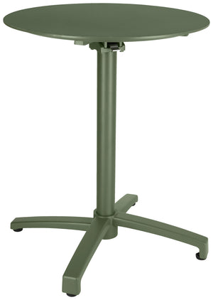 Outdoor-Aluminium-Tisch Taipa rund; 60x72 cm (ØxW); Platte oliwka