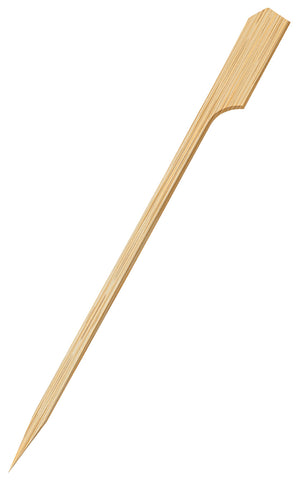 Fingerfoodspieß Flag Bambus - FSC 100%; 18 cm (D); brązowy; 250 sztuka / opakowanie