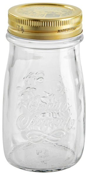 butelka Quattro Stagioni z pokrywką; 250ml, 5.2x11.5 cm (ØxW); transparentny; 12 sztuka / opakowanie