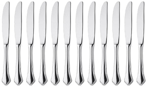 nóż stołowy Malaga II; 22.6 cm (D); srebro, Griff srebro; 12 sztuka / opakowanie