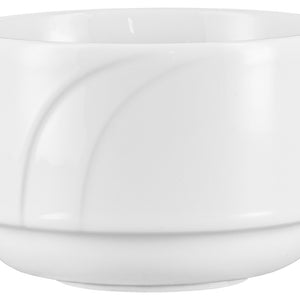 bulionówka Melody; 280ml, 9.6x6.5 cm (ØxW); biały; okrągły; 6 sztuka / opakowanie