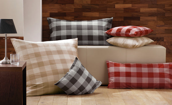 poszewka na poduszkę Loan kora; 70x90 cm (DxS); taupe; 2 sztuka / opakowanie