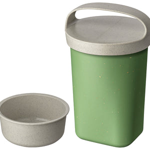 pojemnik do wielokrotnego użytku Snackpot Buddy; 700ml, 10.4x17.5 cm (ØxW); zielony; okrągły; 6 sztuka / opakowanie