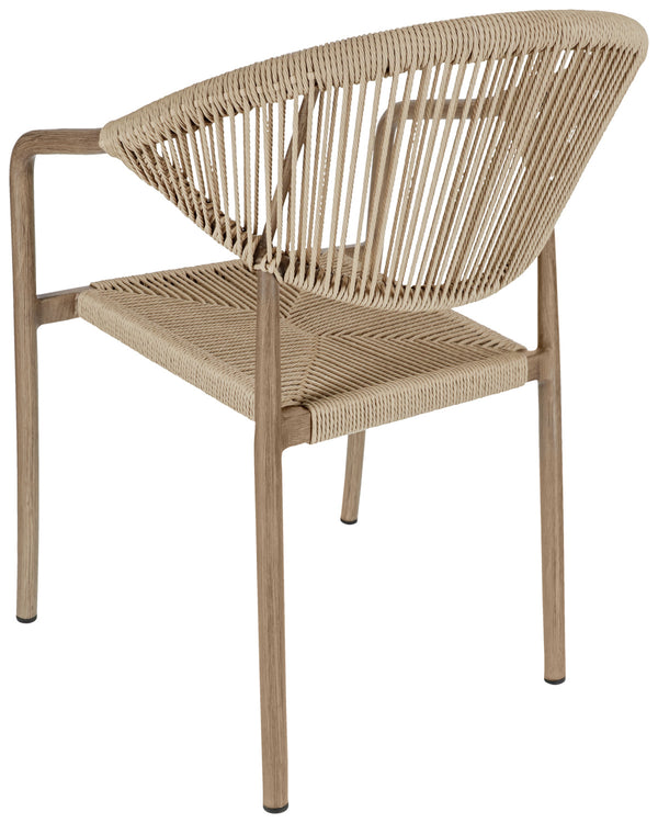 Outdoor-Stuhl Arion; 50x43x85 cm (SxGxW); siedzisko beżowy