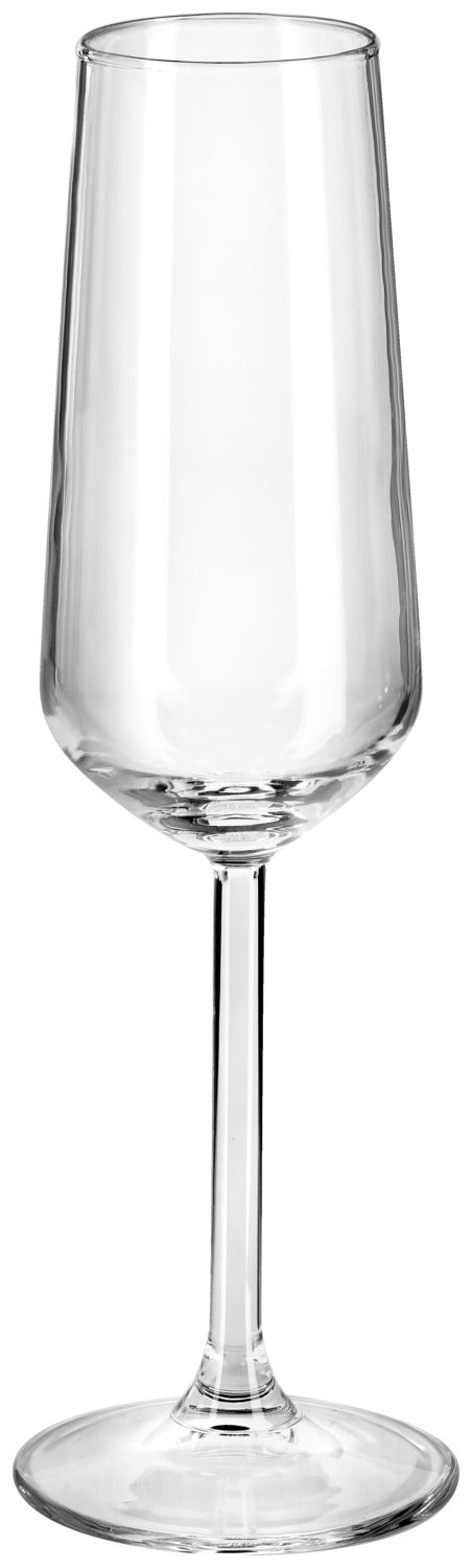 Sektglas Allegra; 195ml, 4.5x22.6 cm (ØxW); transparentny; 6 sztuka / opakowanie