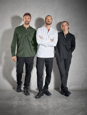 Herrenkochshirt Luca; Kleidergröße 46; -
