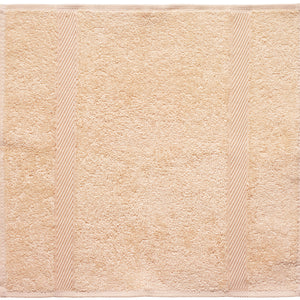 mały ręcznik Valencia gładki; 30x30 cm (SxD); beżowy; 5 sztuka / opakowanie