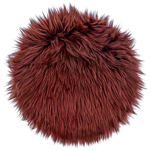 poduszka na krzesło Bergen okrągła; 35 cm (Ø); bordo; jednokolorowy, okrągły