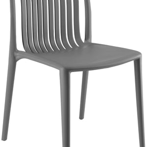 Kunststoff Stuhl Tavira; 50x52.5x77 cm (SxGxW); antracyt; 2 sztuka / opakowanie