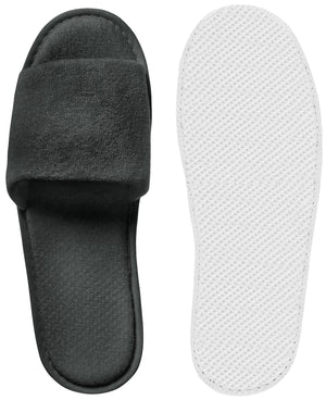 klapki z frotte Lance otwarte; Schuhgröße uniwersalny; szary; 10 para(y) / opakowanie