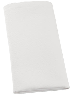 serwetka Ambita gładka; 50x50 cm (SxD); biały; 6 sztuka / opakowanie