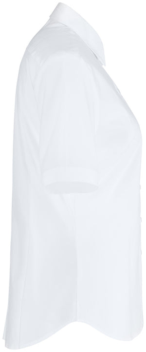 Bluse Kurzarm Porter Regular Fit; Kleidergröße 36; biały