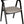 Stapelstuhl Calma Stoff Buchenholz schwarz lackiert; 54x53x79 cm (SxGxW); siedzisko taupe