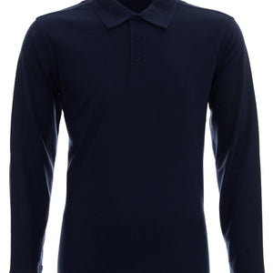 Koszulka polo męska Mix z długim rękawem