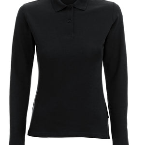 Koszulka polo damska Mix z długim rękawem