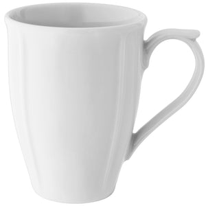 kubek Amely; 400ml, 9x12 cm (ØxW); biały; okrągły; 6 sztuka / opakowanie