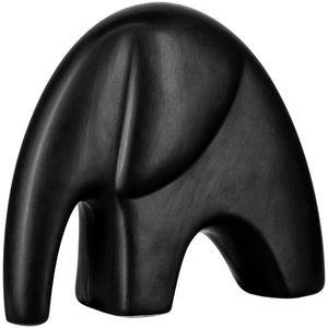 Dekofigur Elephant; 18.3x15.6x6 cm (SxWxG); czarny