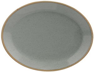półmisek Sidina owalny; 31x23.5x3.1 cm (DxSxW); szary; owalny; 6 sztuka / opakowanie