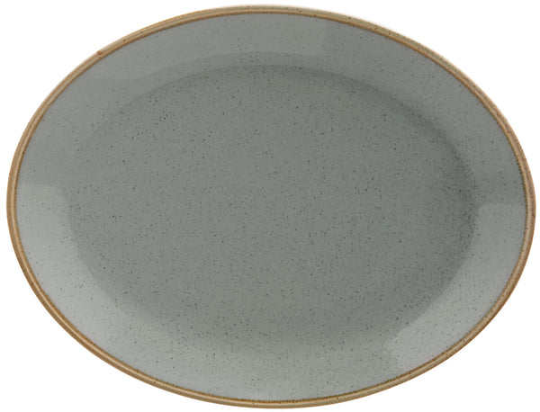 półmisek Sidina owalny; 31x23.5x3.1 cm (DxSxW); szary; owalny; 6 sztuka / opakowanie