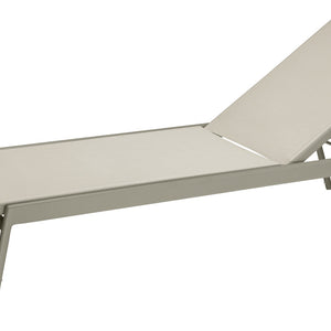 Sonnenliege Elaris; 200x74x36 cm (DxSxW); siedzisko taupe