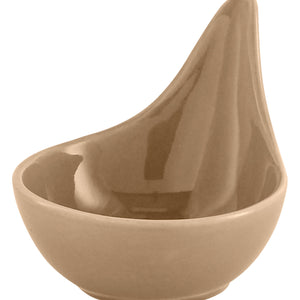 mini miseczki  Tropfen; 60ml, 8.8x6.8x6.3 cm (DxSxW); beżowy; 12 sztuka / opakowanie