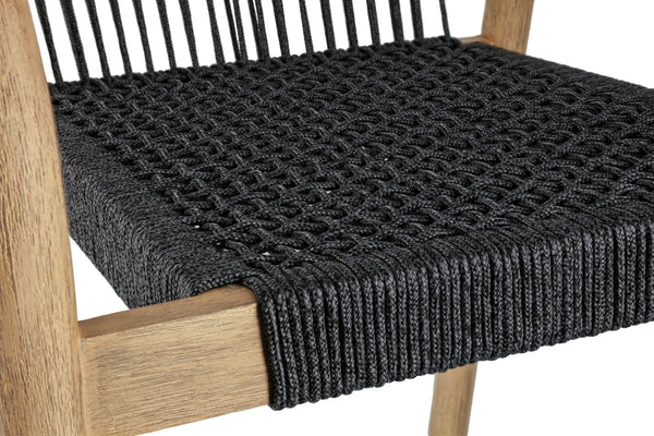 Outdoor-Stuhl Kando; 58x58x75 cm (SxGxW); siedzisko antracyt