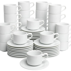 filiżanka do kawy Base; 15 cm (Ø); biały; 30 zestaw(y) / opakowanie