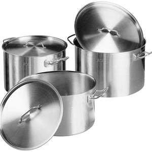 zestaw garnków Professional 6 częściowy; srebro