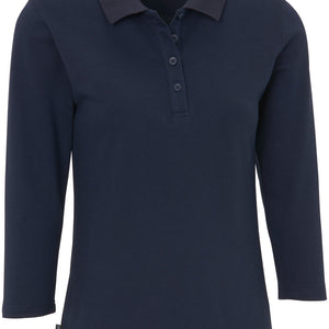 koszulka polo damska Cato rękaw 3/4; Kleidergröße 2XL; granat