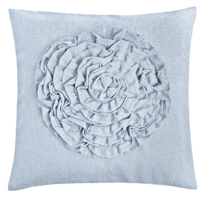 poszewka na poduszkę dekoracyjną Nova Rose; 40x40 cm (SxD); niebieski przydymiony; prostokątny