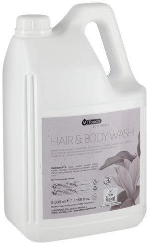 szampon i żel pod prysznic Eco Fresh 2 w 1 w kanistrze; 5000 ml; jasny niebieski; 2 sztuka / opakowanie