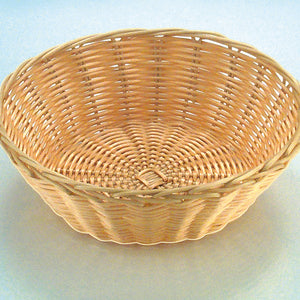 koszyk na pieczywo/owoce Basic okrągły; 25x7 cm (ØxW); naturalny; okrągły