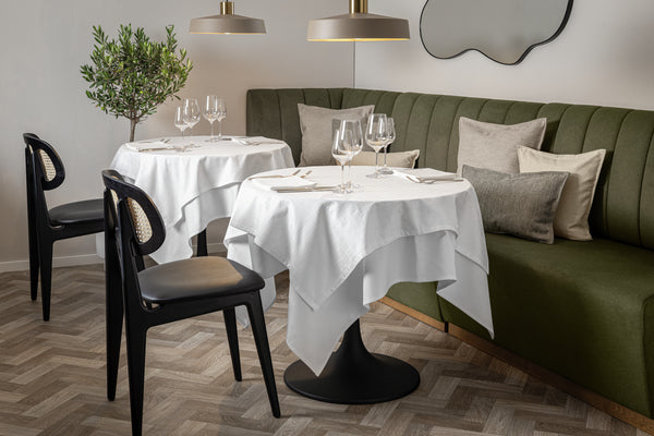 Tischläufer Avella; 40x130 cm (SxD); biały