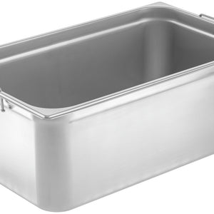 pojemnik GN Premium z uchwytem 1/1; Größe GN 1/1, 30000ml, 53x32.5x20 cm (DxSxG); srebro
