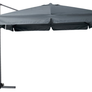 parasol rzymski Breva; 295x295x270 cm (DxSxW); szary; kwadrat
