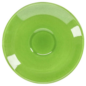 spodek do filiżanki do espresso Joy 2.0; 12.5 cm (Ø); zielony; okrągły; 6 sztuka / opakowanie