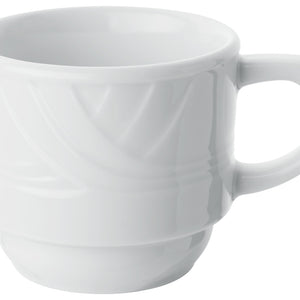 filiżanka do espresso Kiara; 80ml, 6.7x6 cm (ØxW); biały; okrągły; 6 sztuka / opakowanie