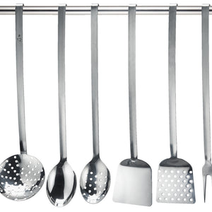 listwa na przybory kuchenne Caja; 1.2x50 cm (ØxD); srebro