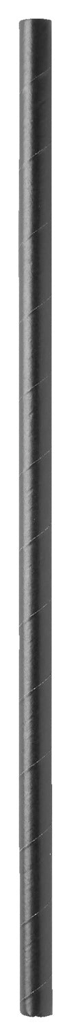 słomka Canudo z certyfikatem FSC®; 0.8x23 cm (ØxD); czarny; 100 sztuka / opakowanie