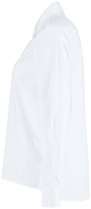 Bluse Langarm Olivia Comfort Fit; Kleidergröße 48; biały