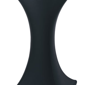 pokrowiec stretch na stół koktajlowy Selm; 80x110 cm (ØxW); antracyt; okrągły